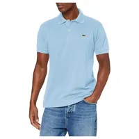 Lacoste Regular Fit Poloshirt mit Label-Patch, Hellblau, M