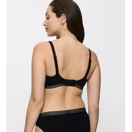 Triumph Infinite Sensation W01, mit Bügel, ohne Polsterung, Verstellbare Träger, 75C, Schwarz C, 75 Damen Minimizer-BH
