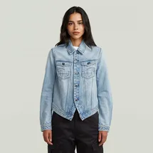 G-Star Jeansjacke Silber S