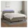 vidaXL Boxspringbett 140 x 200 cm Taupe