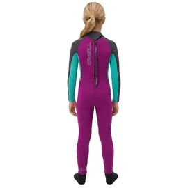O'Neill O ́neill Wetsuits Toddler Reactor Ii 2 Mm Junior Neoprenanzug Mit Langen Ärmeln Und Reißverschluss Am Rücken - Berry / Light Aqua / Graphite - 12 Monate
