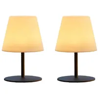 Lumisky 2er-Set Kabellose dimmbare LED-Tischlampe H16CM TWINS