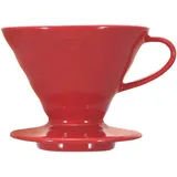 Hario V60 Porzellan Kaffeefilter Gr.2 Rot