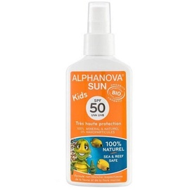 Alphanova Kinder-Sonnenspray SPF 50, Bio, 125 ml