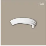 PROFHOME DECOR Halbsäulen Ring profhome 115300 Säule Zierelement Dorischer Stil weiß