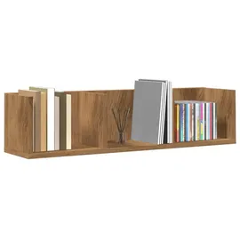 vidaXL Wandregal 75 x 18 x 18 cm Braun
