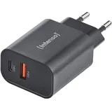 Intenso Power Adapter W30AC 1x USB-A 1x USB-C 30W black