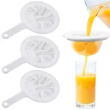 3 Stück 100/200/400 Mesh Sieb Filter, Fine Mesh Filter,Sieb Ultrafein Lebensmittelfilter, Sojamilchfilter Nylon Feines Sieb Mit Rutschfesten Griffen,Für Sojamilch Kaffee ultrafeines sieb