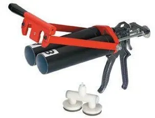 COX 2K Klebstoff Dosierpistole CBM 310 XS 2x310ml Standard Beutel 1:1