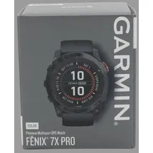 Garmin fenix 7X Pro Solar schwarz/schiefergrau