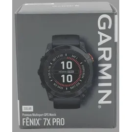 Garmin fenix 7X Pro Solar schwarz/schiefergrau