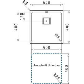 PYRAMIS LUME (40x40) 1B Unterbau