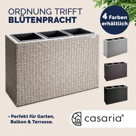 DEUBA Blumenkasten 83 x 30,5 x 60 cm Creme