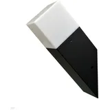 Polux Außenwandleuchte Aluminium 25 cm E27 IP44 schwarz