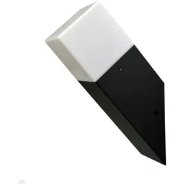 Polux Außenwandleuchte Aluminium 25 cm E27 IP44 schwarz