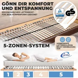 Coemo EasyLat mit Mittelgurt 100 x 200 cm