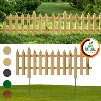 Pemicont Floranica 1 STK Gartenzaun Vorgartenzaun Steckzaun Friesenzaun Zierzaun