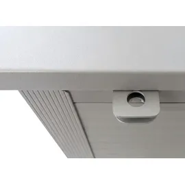 MCW Aluminium Verkleidung für Klimaanlage/Wärmetauscher P94 110x96x43cm Grau/Weiß