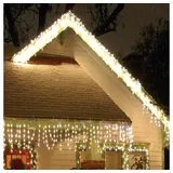 Star-Max Lichterkette 36361, 960 LED Eisregen mit Timerfunktion, 24 m