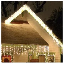 Star-Max Lichterkette 36361, 960 LED Eisregen mit Timerfunktion, 24 m