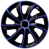 NRM Radkappen STIG EXTRA schwarz/blau 14 Zoll 4er Set