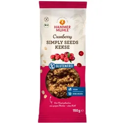 Hammermühle Simply Seeds Kekse Cranberry bio
