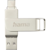 Hama C-Rotate Pro USB Type-A / USB Type-C 3.2 Gen 1 (3.1 Gen 1) Silber