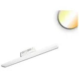 ISOLED 3-PH Linearleuchte prismatisch, 60cm, 32W, weiß, 300035004000K, CRI90, dimmbar