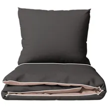 Traumschlaf Demeter grau 200 x 220 cm + 2 x 80 x 80 cm