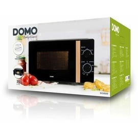 Domo Collection Mikrowelle Domo schwarz 700 W 20 L