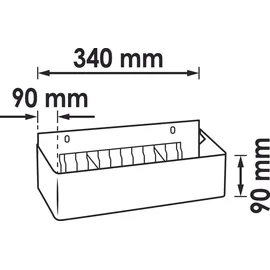 VIGOR Dosenhalter KURZ (BEI KANTENSCHUTZ)