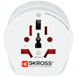 SKROSS Combo World to South Africa - Adapter für Power Connector