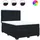 vidaXL Boxspringbett 140 x 200 cm Schwarz
