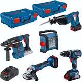 Bosch Professional Akku-Maschinenset inkl. L-Boxx + 3 Akkus 4.0/8.0Ah 0615990M2X