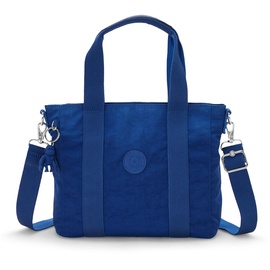 Kipling Unisex ASSENI Mini Small Tote (with Removable shoulderstrap), Deep Sky Blue