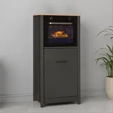 Interlink Geräteschrank Veneto 70 x 60 x 167 cm grau