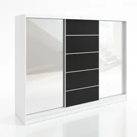 a&j möbelland gmbh Schiebetürenschrank TOP 200 x 215 x 59,5 cm schwarz