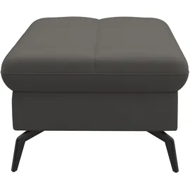 sit&more Polsterhocker Amica mit Stauraum 102 x 47 x 69 cm Grau