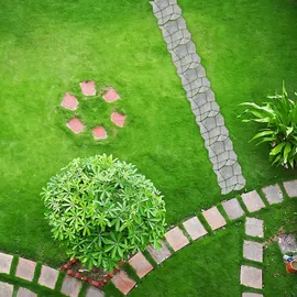 Relaxdays Gehwegform 2er Set, DIY Gestaltung von Gartenwegen, zum Selbstgießen, HxBxT: 4x32x32 cm, Kunststoff, schwarz