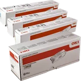 Oki 4 Oki Toner C332 MC363 Serie HC Multipack K C M Y 4-farbig