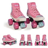 Byox Rollschuhe Alicorn, ABEC-5, Glitzersteinchen, PU-Räder, Größe XL 38 - 39