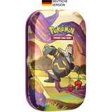 Pokémon -Sammelkartenspiel: Mini-Tin-Box Karmesin & Purpur Nebel der Sagen - Zwirrfinst (2 Boosterpacks & 1 Stickerbogen)