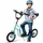Homcom Scooter Tretroller Blau