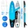 thunder® SUP Board THUNDER MARIS 320 x 75 x 15 cm Blau/Mehrfarbig