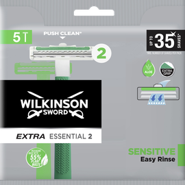 Wilkinson-Sword Wilkinson Sword Extra 2 Sensitive, Einwegrasierer, - 5.0 Stück
