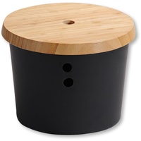 Kesper | Vorratsdose mit Deckel aus Bambus, Material: Kunststoff,