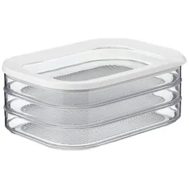 Mepal Modula Küchendose rechteckig weiß 1,65 l 4-teiliges Set