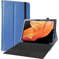 LiuShan kompatibel mit CHUWI UBook X Tablet 12 Inch Tablet PC 2 in 1 hülle,Folding PU Leder Tasche Hülle Case mit Ständer für 12" CHUWI UBook X Tablet 12 Inch Tablet PC 2 in 1,Blau