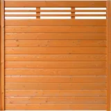 BM Massivholz Sichtschutzzaun-Element Typ 137 180 cm x 180 cm Kirschbaumfarben