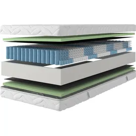 Älgdröm Federkernmatratze Matratze Sonet 1000er Tonnentaschenfederkernmatratze, Älgdröm, 24 cm hoch, (1-tlg), Matratzen H2/H3/H4, ergonomisch, atmungsaktiv, 1000Federn (100x200 cm) 120 cm x 200 cm x 24 cm